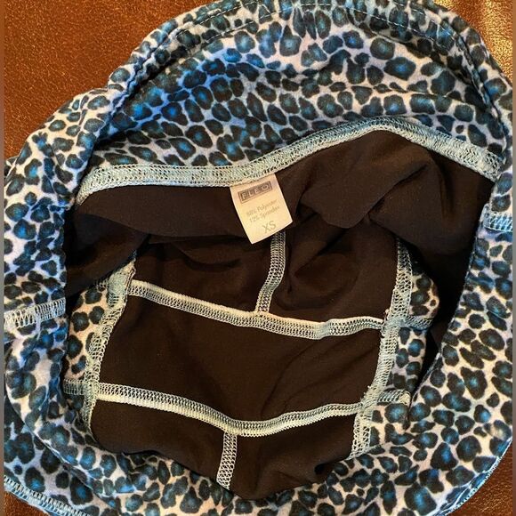 Fleo Blue Cheetah Print 3.25” Monarch Double Lined Shorts, SZ XS - Picture 3 of 3